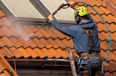 Démoussage et hydrofuge de toiture à Armentieux